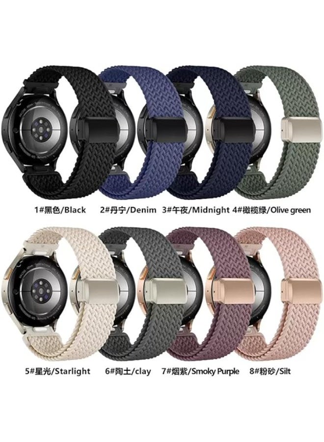 فكرة حزام سيليكون نايلون مضفر رسمي مقاس 22 مم لساعة Huawei Watch GT6 46 مم | GT6 Pro | GT5 46 مم | GT4 | GT2 GT3 46 مم | Watch 4/4 Pro | Watch 3/3 Pro | GT3 | GT3 Pro | GT Runner - Image 2